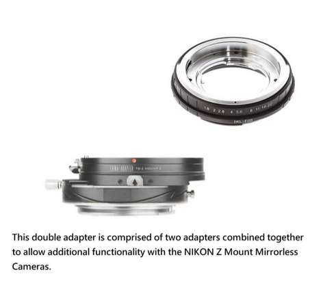 Voigtlander Schneider-Kreuznach Retina DKL To Nikon Z Mount Adaptor Tilt & Shift