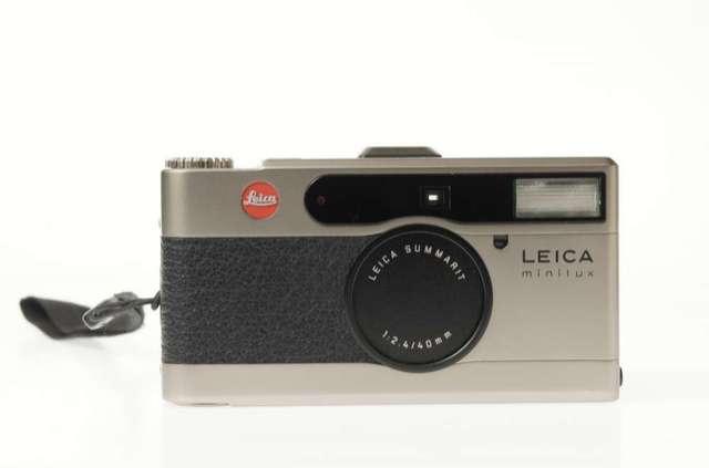 Leitz Leica minilux Camera + Leica Summarit 40mm f2.4 lens