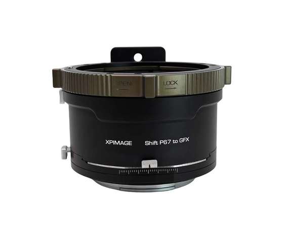 Xpimage Locking Adapter For PENTAX 67 (P67) Lens To Fujifilm G-Mount  - Shift