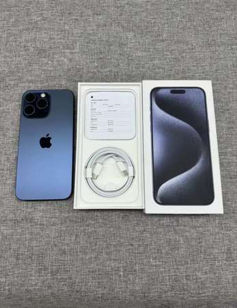 iPhone 15 Pro Max 1TB 藍 AC+