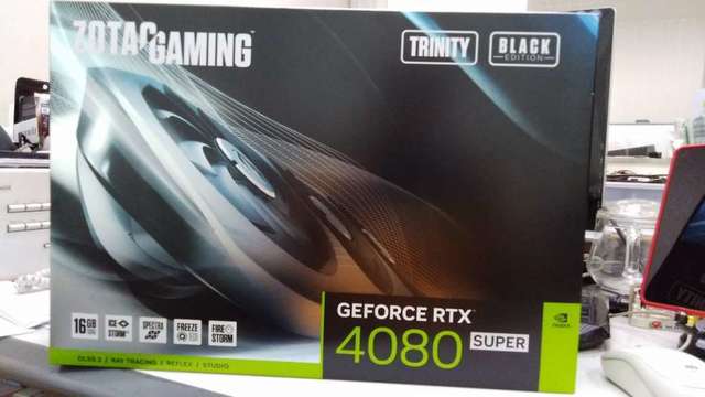 港行全新未拆封  ZOTAC GAMING GeForce RTX 4080 SUPER Trinity Black Edition 16GB GDDR6X