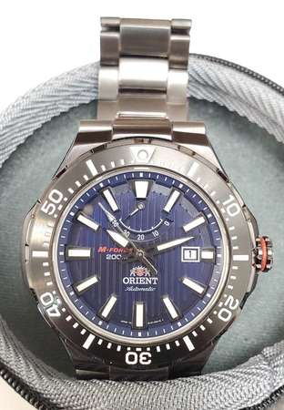 ORIENT M-Force Delta Power Reserve Automatic Dive Watch SEL07001D Made in Japan