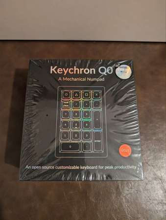 Keychron Q0C1 QMK Custom 自定義數字鍵盤(藍)(Gateron Pro 紅軸)