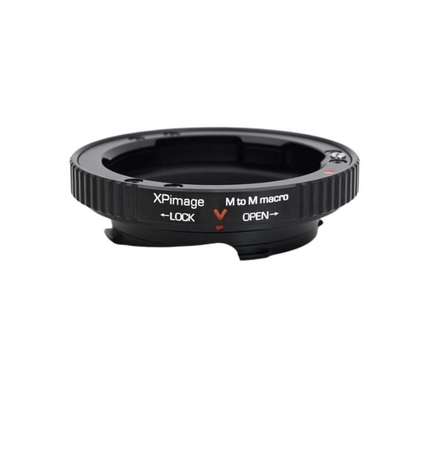 XPimage Locking Macro Adapter For Leica M Mount Rangefinder Lens To Leica M