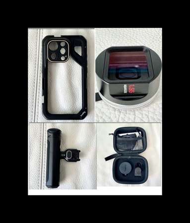 新淨 SmallRig Phone Cage Kit for iPhone 15 Pro + SmallRig 1.55XT Anamorphic Lens