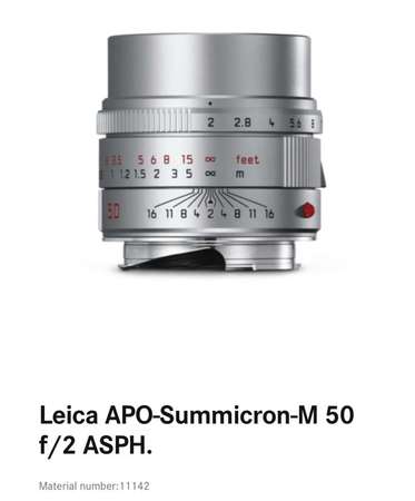 Leica APO 50 M Silver 11142