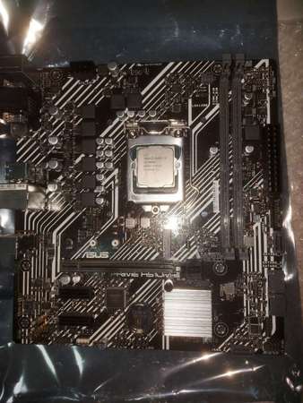 cpu i3-10105F plus motherboard 底板 H510M-E