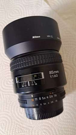 Nikon AF 85mm 1.8D