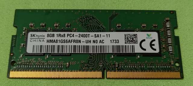 DDR 4 RAM SK Hynix 8GB 1Rx8 PC4-2400T SO-DIMM