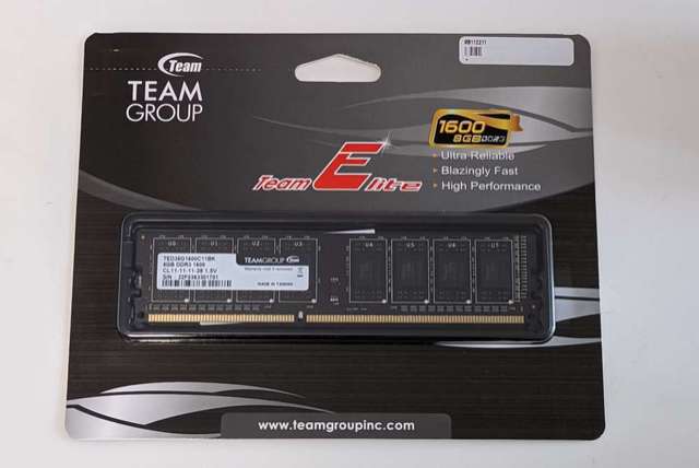 TeamGroup Elite DDR3 1600Mhz 8GB 全新未開封
