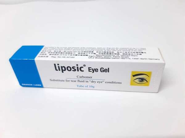 博士倫淚保舒眼用凝膠4支--Liposic Eye Gel (HK-52163) (10g)-- Lubricant 潤眼藥水--潤眼膏--上水火車站交收--平