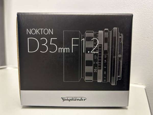 全新未使用Voigtlander 35mm 1.2 D for nikon z ，zf ，zfc