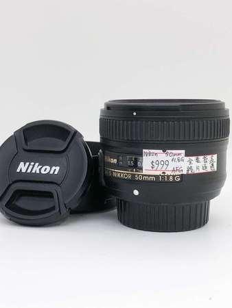 99% New Nikon 50mm F1.8G自動對焦鏡頭, 深水埗門市可購買