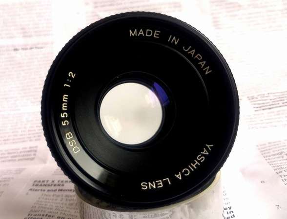 Contax/Yashica 用標準鏡  55mm f1:2 日製
