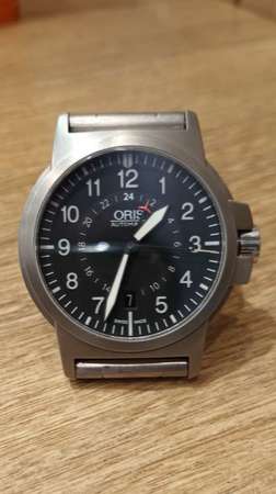 Oris air racing GMT automatic watch,42mm size，鈦金屬限量版,7647，100m防水，90%new