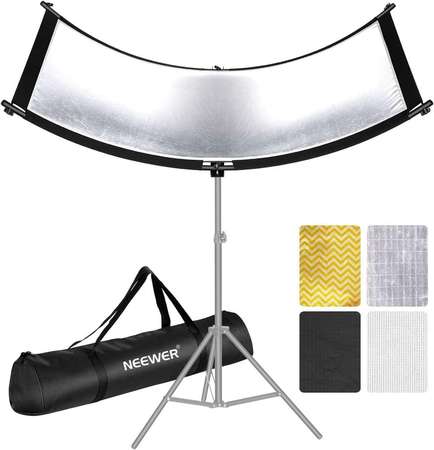 NEEWER 167 x 61 cm Clamshell Black / White / Gold / Silver Light Reflector