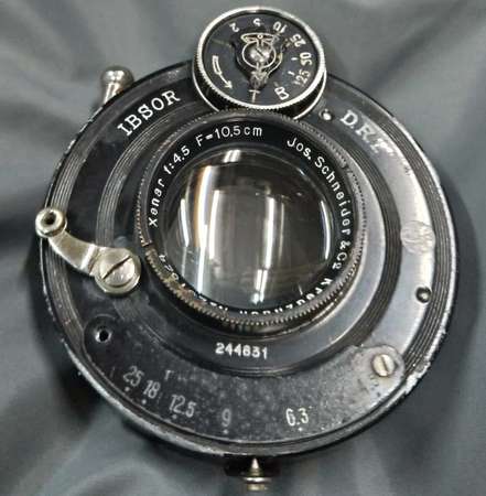 2戰前 史耐德 105mm f4.5 風琴機鏡/Jos. Schneider 105/4,5 Xenar shutter Lens