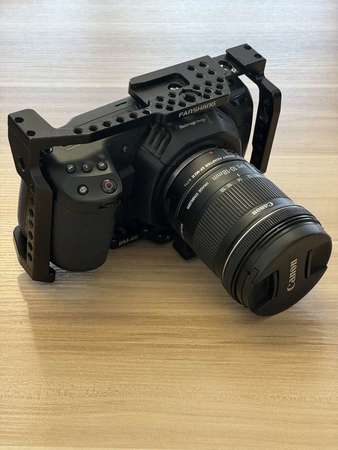 Blackmagic Camera with Canon 10-18mm lens