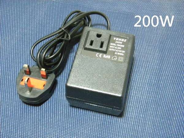 220V - 110V 純銅線圈變壓器 日本美國台灣電器適用 功率 200W / 300W