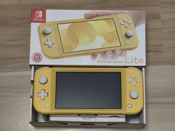 Nintendo Switch Lite 黃色 已硬解開心版 雙系統 港版 99%新