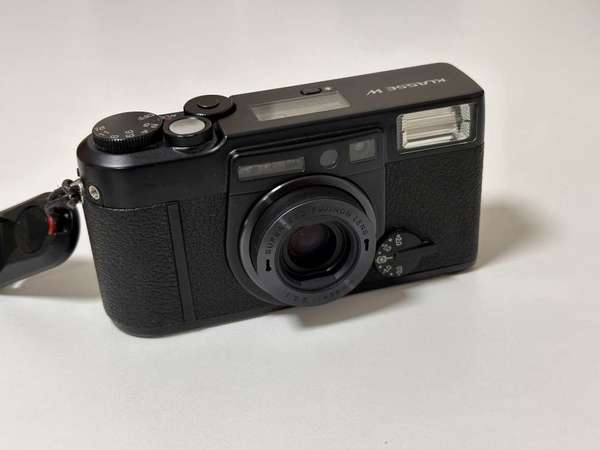 Fujifilm Fuji Klasse W Black Film Camera 35mm w/ Hood from JAPAN 富士 菲林機