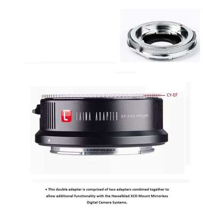 LAINA Lens Mount Double Adapter, DKL SLR Lens To Hasselblad XCD Mount Digital