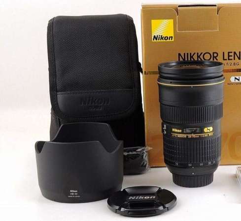 行貨有單 齊件 Nikon AF-S NIKKOR 24-70mm f2.8G ED N IF Zoom Lens w/ Hood 大光圈 Japan