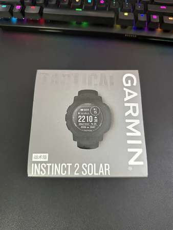 100% 行貨 GARMIN Instinct 2 Solar Tactical watch Chinese 智慧戰術版手錶 中文版