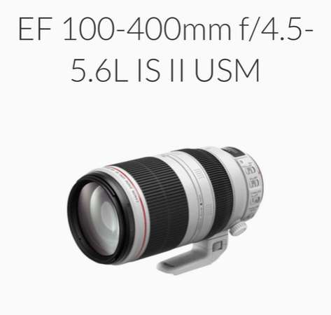「徵」Canon EF 100-400mm f4.5-5.6L IS II USM