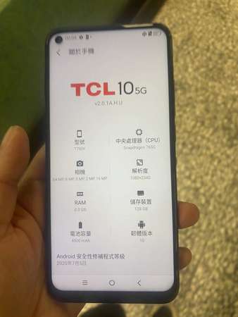 TCL 10 5g 6+128