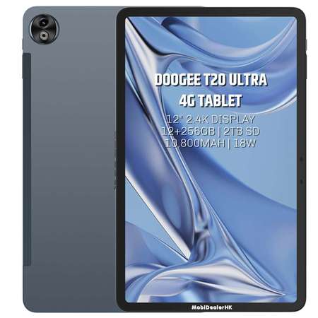 全新(New) • Doogee T20 Ultra 4G 平板電腦《12" 2.4K屏幕, 12+256Gb, 10800mAh》