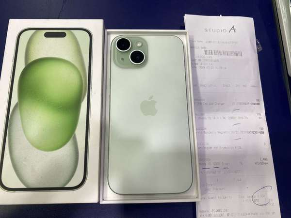 Iphone 15 128g green 香港行貨