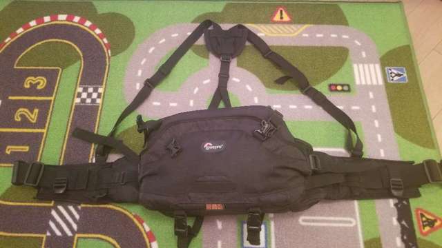 Lowepro 重型腰袋已配強化卸力機動性背帶(合航拍,採單車,wargame)