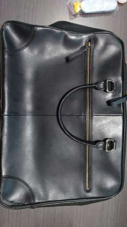 Agnes b leather briefcase 公事包