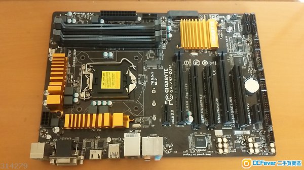 (新净)技嘉ga-z97-d3h (socket 1150) 100% work (联强保至2019年1月)