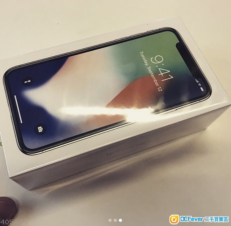 蝕放 全新未開封iphone x 銀色 64gb 香港行貨有單