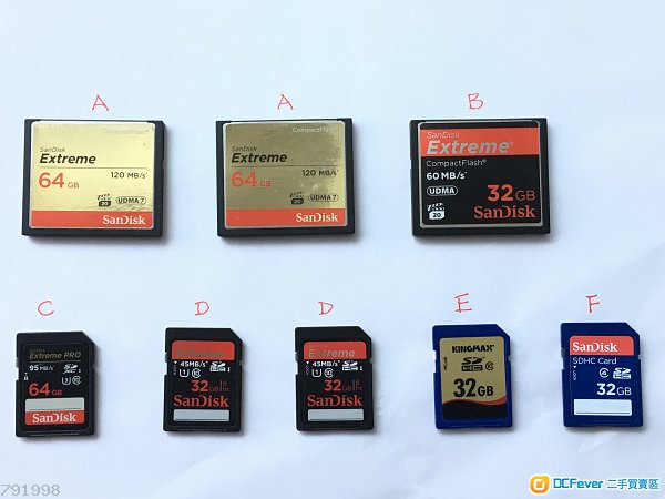 sandisk 32 64 gb cf sd 记忆卡