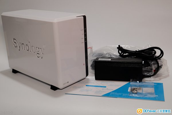 99.9%新 synology ds213j nas 有盒 全套 可以话全新