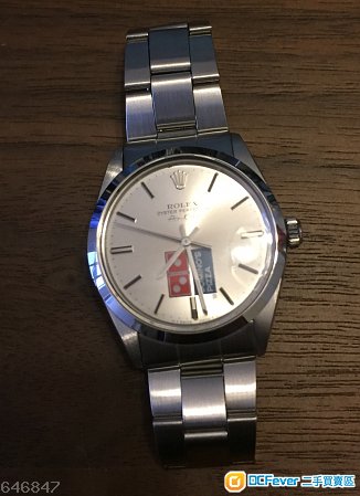 rolex double name domino pizza airking 5500