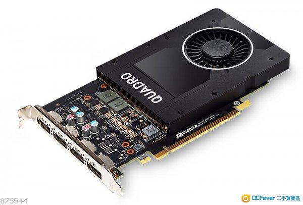 (二手) 99%new 丽台leadtek nvidia quadro p2000 ddr5 5g专业图形