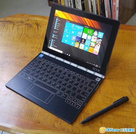 外观新, lenovo yoga book yb1-x90l 4g lte版 (windows 10)