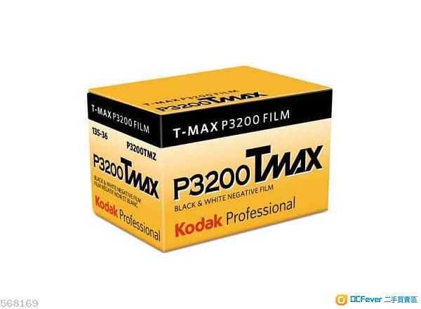 新出品kodak max p3200高速度黑白菲林 特價$75