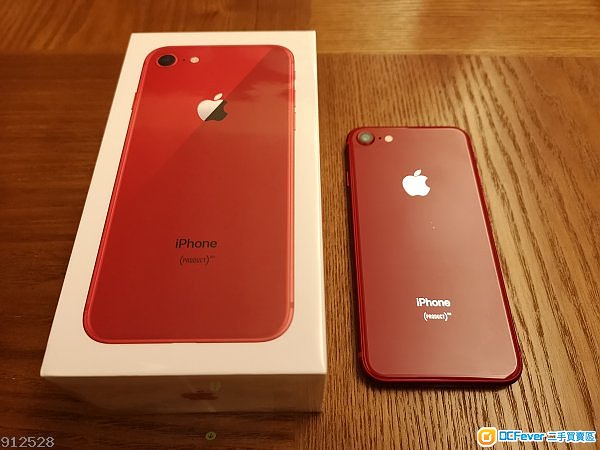 99%新 可当全新 iphone 8 256gb 红色 product red 行货 保用到2019年