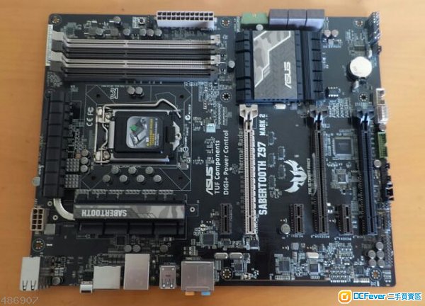 (新净有保)asus sabertooth z97 m2主板连全新原装背板(代理保养至