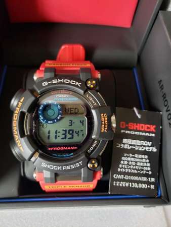 出售全新Casio G-Shock Frogman GWF-D1000ARR 南極調查六代蛙人日本版