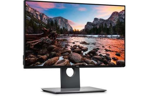 dell ultrasharp 23.8吋微边框旋转升降ips屏显示器 u2417h
