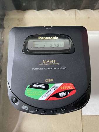 出售panasonic sl-s550 discman walkman cd player 靚聲全正常，八成新