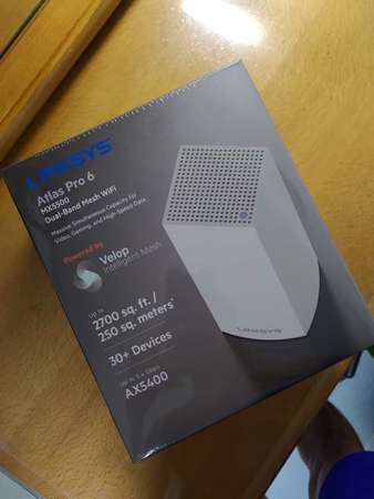 出售[全新未開封] Linksys atlas pro 6 mx5500(mx5501) ax5400 mesh